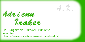 adrienn kraker business card